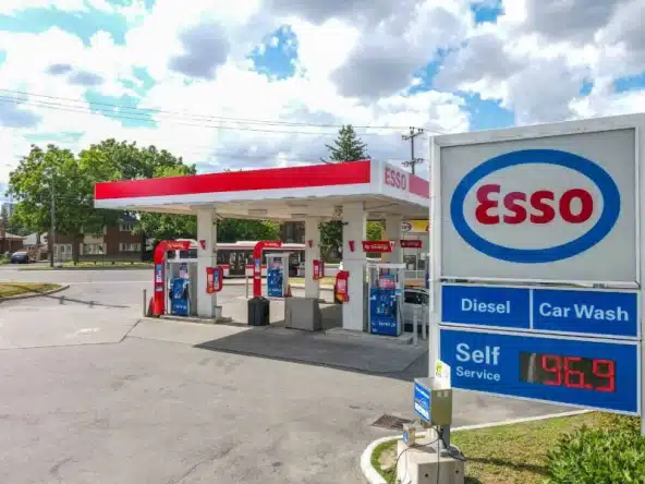 Esso Brand With Automatic Car Wash