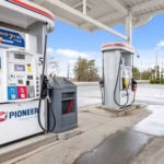 4 Dispensers under the canopy