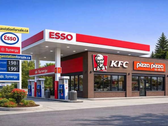 Esso Gas Station with KFC and Pizza Piza