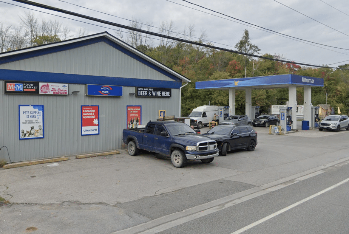 Ultramar gas station for sale at 57 Matthew Street in Marmora, Ontario