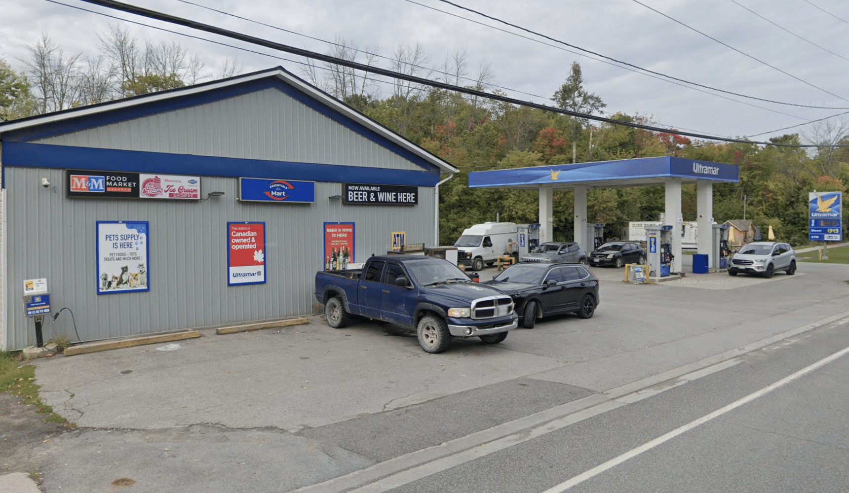 Ultramar gas station for sale at 57 Matthew Street in Marmora, Ontario