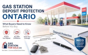 Nav Sidhu advising clients on an Ontario gas station transaction
