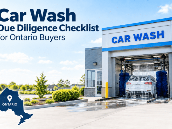 Car wash due diligence checklist for Ontario buyers